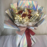 Glitter Roses with Ferrero Bouquet (Valentine's Day 2021)
