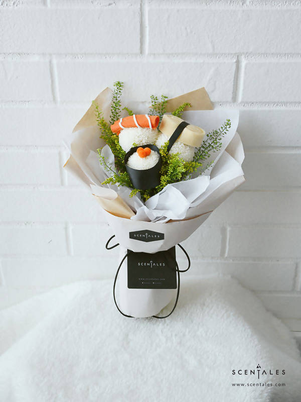 Scentales Sushi Petite Flower Bouquet | (Klang Valley Delivery)