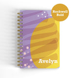 Purple Puddle - A5 Wire-O Personalised Notebook (West Malaysia Delivery Only)