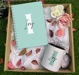 Classic Minimalist Alphabet Series Mug & Journal Gift Set (West Malaysia Delivery Only)