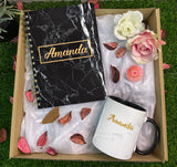 Black Marble Mug & Journal Gift Set (West Malaysia Delivery Only)