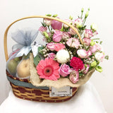 Get Well Fruits & Flowers Basket 1