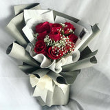Jade Red Roses Bouquet (Ipoh Delivery Only)