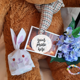 Super Soft Brown Teddy Bear with Personalized Candy Bracelet Gift Set (Klang Valley Delivery)