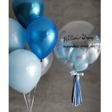 Personalised Bubble Balloon set (Ocean Blue series)