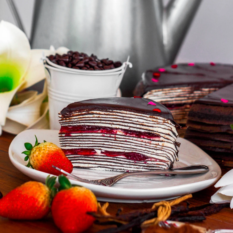 Neapolitan Mille Crepe Cake (Penang Delivery Only) Giftr Malaysia's