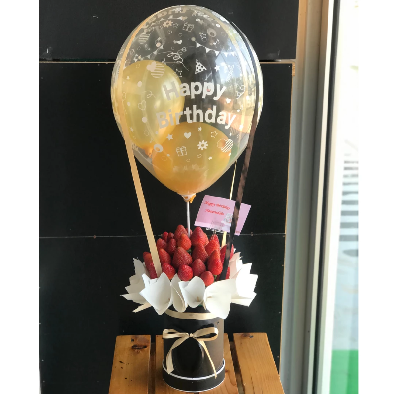 Strawberry Hot Air Balloon (Negeri Sembilan Delivery)