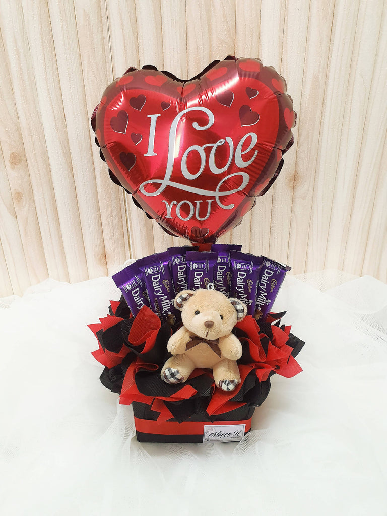 Cadbury (15G) Teddy Bear With Balloon (Valentine's Day 2020)