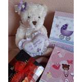 The Warmest Hug and Kisses Teddy Bear, Chocolate and 4R Photo Album Gift Set (Klang Valley Delivery)