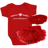 TeezBee Mommy & Daddy Love Baby Girl Gift Sets