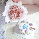 Signature Floral Cake Set (Kuching Delivery Only)