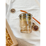 Summer Vibes | Personalized Glass Cup With Straw (Klang Valley Delivery)