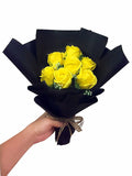 Yellow Soap Rose Flower Bouquet