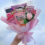 Aionnest Fairy Snack Bouquet | Pink (Klang Valley Delivery)