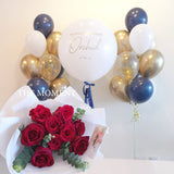Signature Bubble and Flower Bouquet 3 (Kuching Delivery Only)