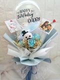 Happy Birthday Dad Artificial Soap Flower Bouquet