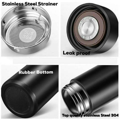 "Sweet Love" Surprise Box Set with Personalised Smart LED Thermos, Chocolates & Mini Teddy Bear Keychain (Klang Valley Delivery)