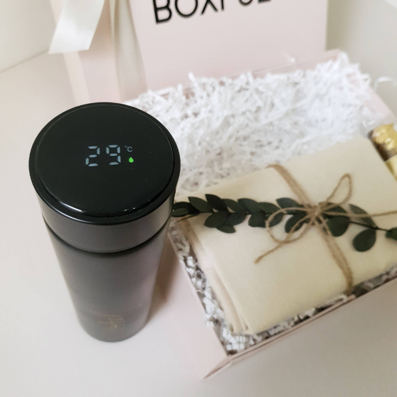 [Corporate Gift] Personalized Smart Flask with Tote & Chocolate (West ...