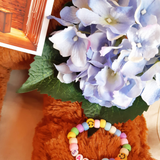 Super Soft Brown Teddy Bear with Personalized Candy Bracelet Gift Set (Klang Valley Delivery)