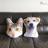 Paws Memorie Personalised Pet's Pillow | Big Face (Nationwide Delivery)