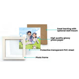 Super Papa 3d Cute Photo Frame Customize Gift Idea (Nationwide Delivery)
