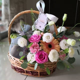 Get Well Fruits & Flowers Basket 3