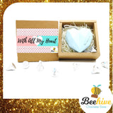 Beehive Chocolate Heart Shape Diamond Gift Tin Valentine Chocolate Set (2 set) | (West Malaysia Delivery Only)