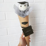 Graduation Hat Petite Flower Bouquet (Johor Bahru Delivery Only)