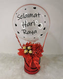 Selamat Hari Raya Hot Air Chocolate Box (Klang Valley Delivery Only) | (Raya 2022)