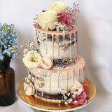 2-Tier Semi-Naked Roses Cake (Penang Delivery Only)