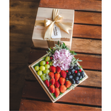 Blossom - A Keepsake Wooden Fruit Gift Box (Klang Valley Delivery)