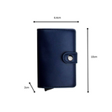 Personalised PayWave RFID Blocking Men Travel Wallet Credit Card Holder Gift Set & Customized Keychain (Nationwide Delivery)