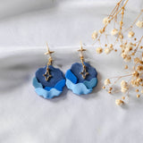 Mid Autumn Cloud Sky Star Earring and Necklace Set