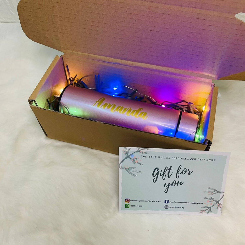 Personalised Smart LED Thermal Thermos Flask Bottle Gift Set (Nationwi Giftr Malaysia's