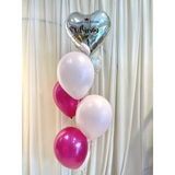 18" Foil Balloon Set (Pink Fuchsia Series)