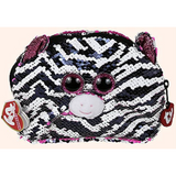 Ty Fashion Sequins Accessories Bag - Zoey The Sequin Multicolor Zebra (Nationwide Delivery)