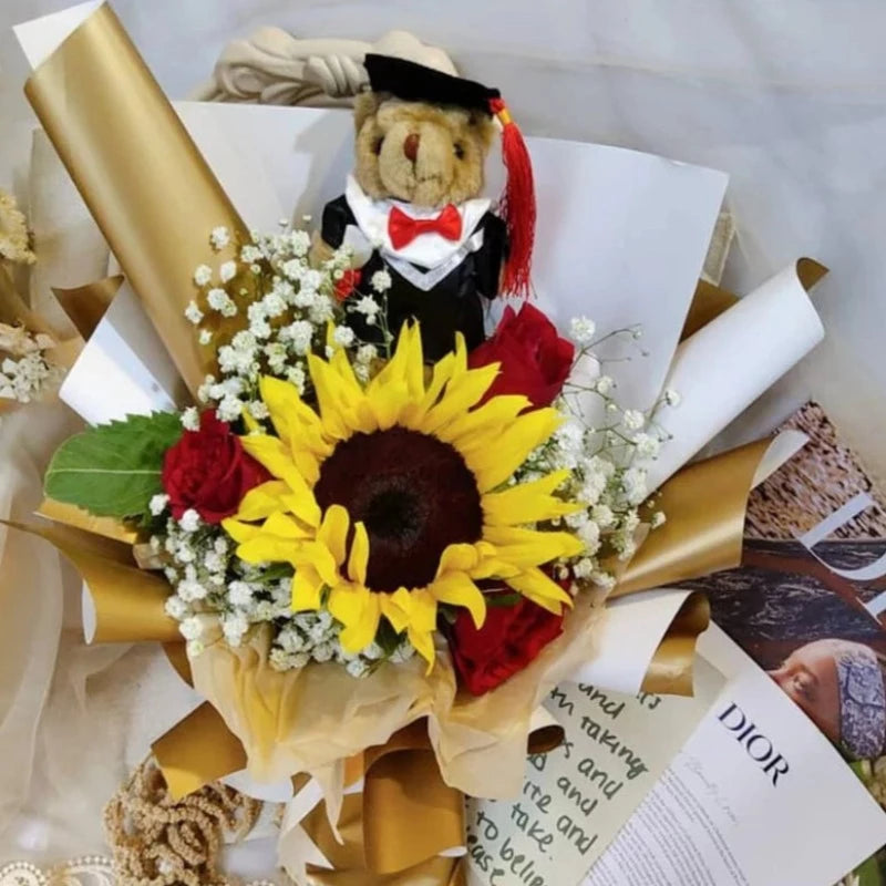 Graduation Bouquet With Bobo 2 (Klang Valley Delivery)