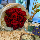 Russian Fresh Rose Flower Bouquet (Klang Valley Delivery)
