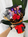Mixed Chocolate Soap Rose Bouquet