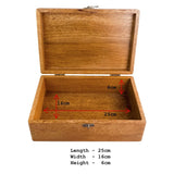 Merbau Wood Storage Box (Nationwide Delivery)