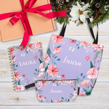 Floral Lavender Personalised Deluxe Gift Set (West Malaysia Delivery Only)