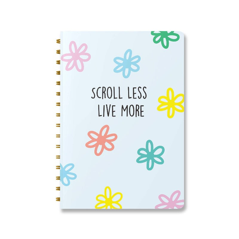 Scroll Less Live More Mug & Journal Gift Set (West Malaysia Delivery O ...