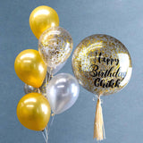 Classic Helium Confetti Balloon Bouquet