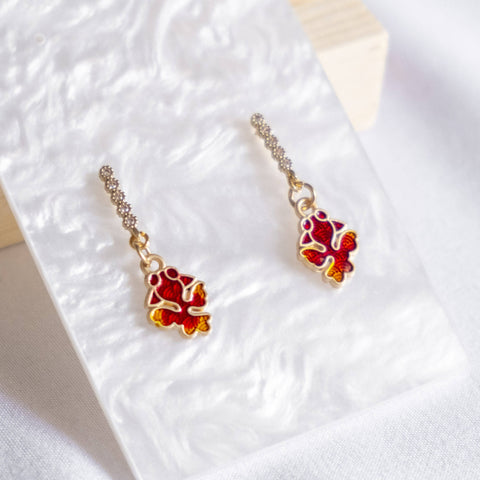 Koi Fish Handmade Gold Earring (Nationwide Delivery)