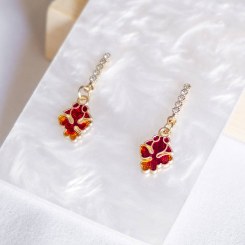 Koi Fish Handmade Gold Earring (Nationwide Delivery)