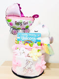 Set C Baby Girl Diaper Cake (West Malaysia Delivery Only)