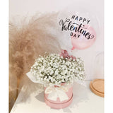 Valentine's Day Baby Breath Hat Box | ( Klang Valley Delivery Only)