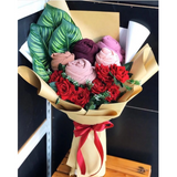 Shawl Bouquet with Artificial Flowers (Negeri Sembilan Delivery)