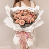 Cappuccino Roses Bouquet - Princess (Penang Delivery Only)