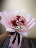 Red and Pink Roses Bouquet